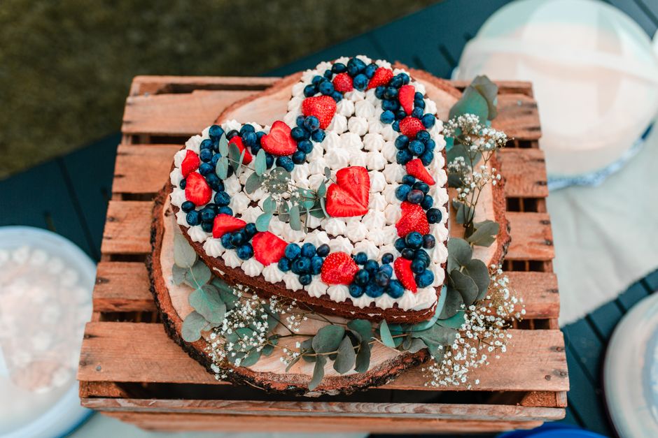 Valentin-napi Szív Torta
