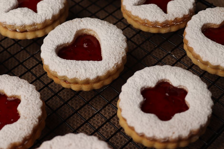 Vaníliás Linzer keksz (250g)
